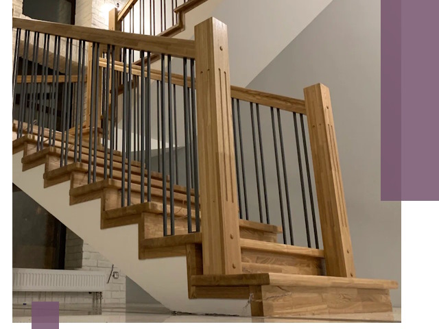 Реставрация деревянных и металлических лестниц в Дзержинском