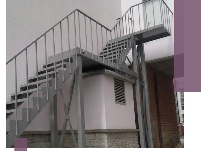 Монтаж пожарных лестниц под ключ в Дзержинском с гарантией качества