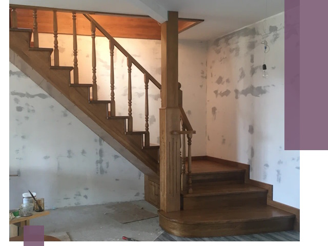 Ремонт деревянных лестниц в Дзержинском: быстро и качественно