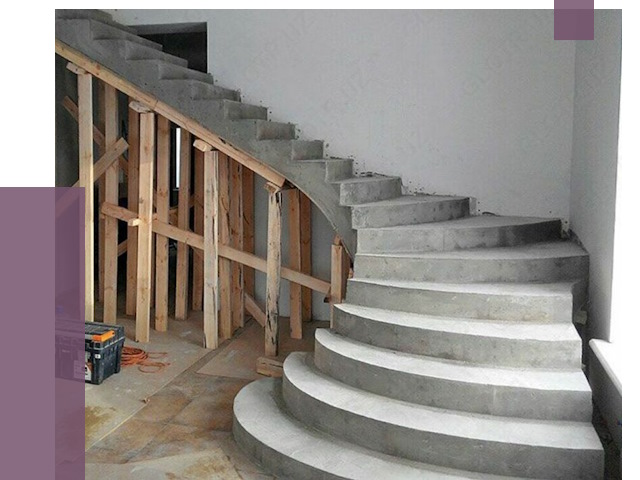 Изготовление бетонных лестниц под ключ в Дзержинском от 19956 руб. | ПРОЛЁТ-Дзж