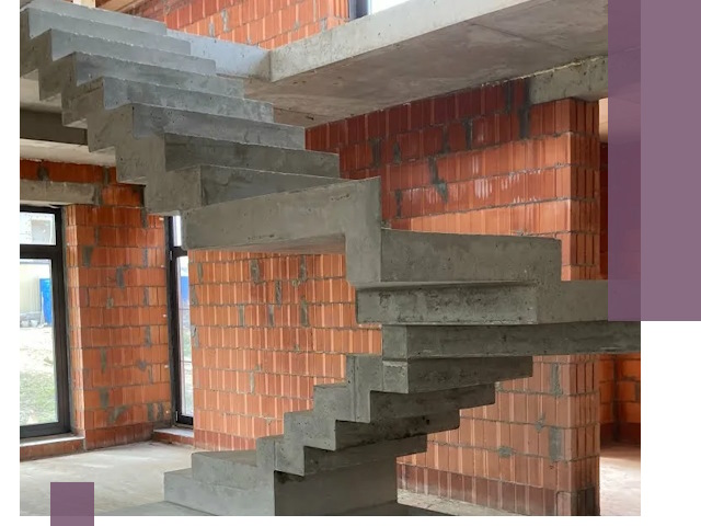 Изготовление бетонных лестниц под ключ в Дзержинском