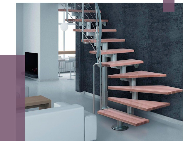 Модульные лестницы в Дзержинском от 16886 руб. — купить в ПРОЛЁТ-Дзж