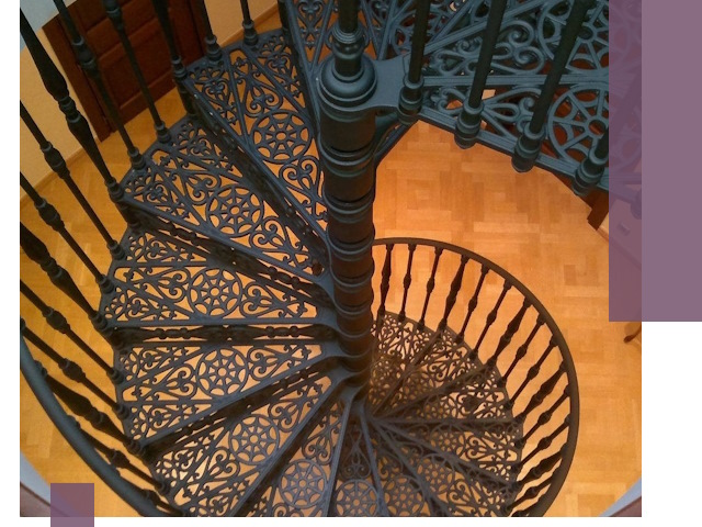 Винтовые лестницы под ключ в Дзержинском: производство и монтаж