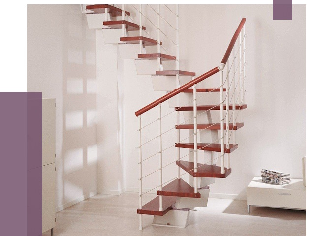 Изготовление лестниц на больцах в Дзержинском от 9722 руб. | ПРОЛЁТ-Дзж
