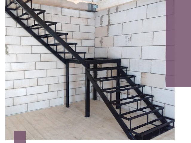 Лестницы на металлокаркасе под ключ в Дзержинском — изготовление и монтаж