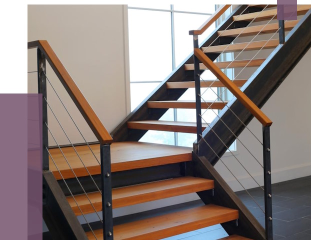 Изготовление лестниц на металлокаркасе в Дзержинском от 18933 руб. | ПРОЛЁТ-Дзж