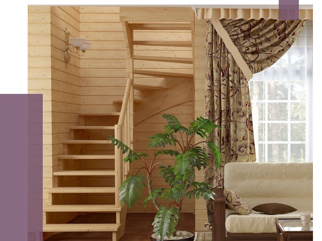 Лестницы для дачи в Дзержинском от 75987 руб.  | ПРОЛЁТ-Дзж