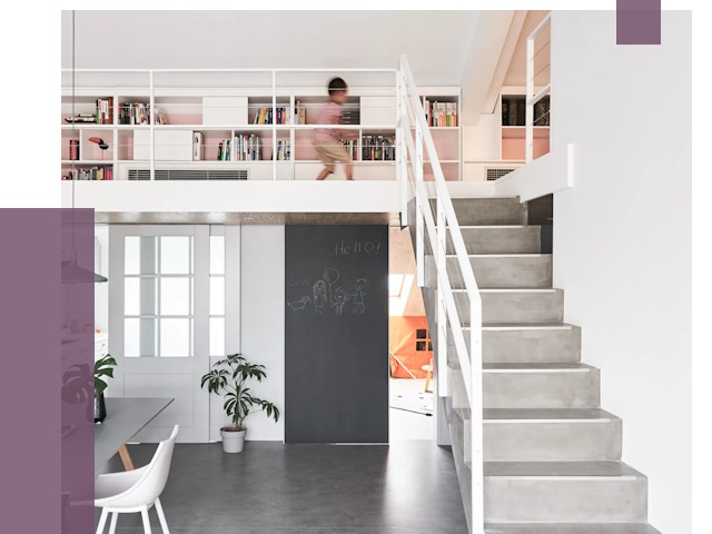 Лестницы для двухуровневой квартиры в Дзержинском от 176537 руб. | ПРОЛЁТ-Дзж