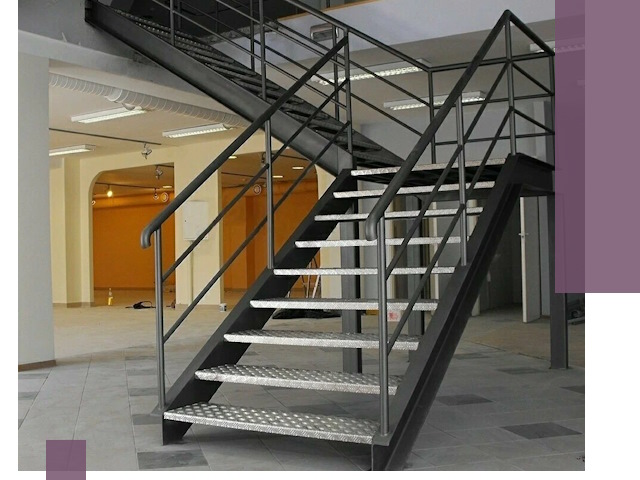 Лестницы для офиса в Дзержинском: изготовление, монтаж, демонтаж