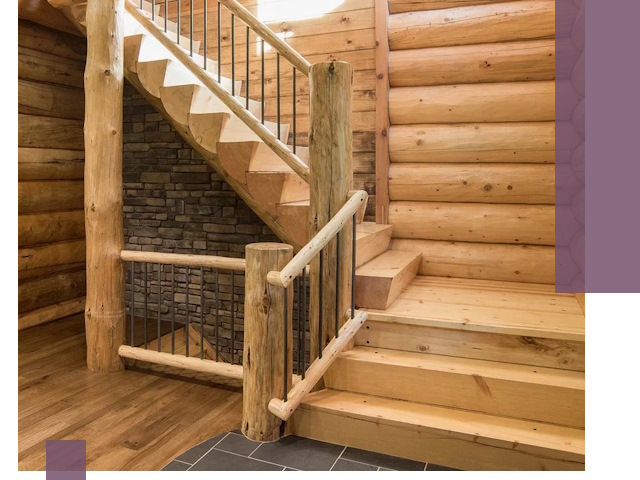 Лестницы в баню под заказ и профессиональный монтаж в Дзержинском