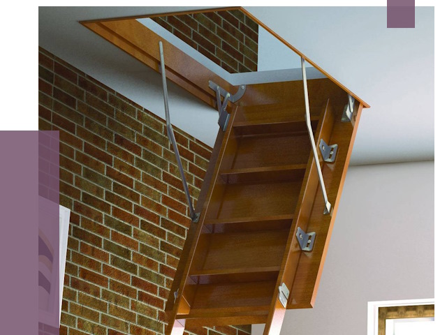 Установка чердачной лестницы в Дзержинском от 7829 руб. | ПРОЛЁТ-Дзж