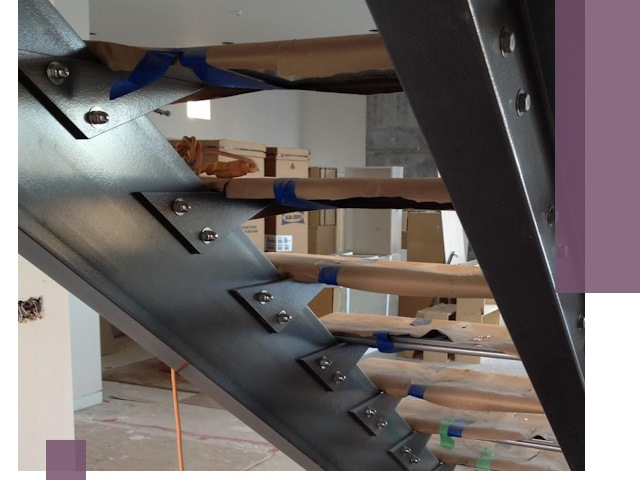 Усиление лестничных конструкций и усиление опор в Дзержинском