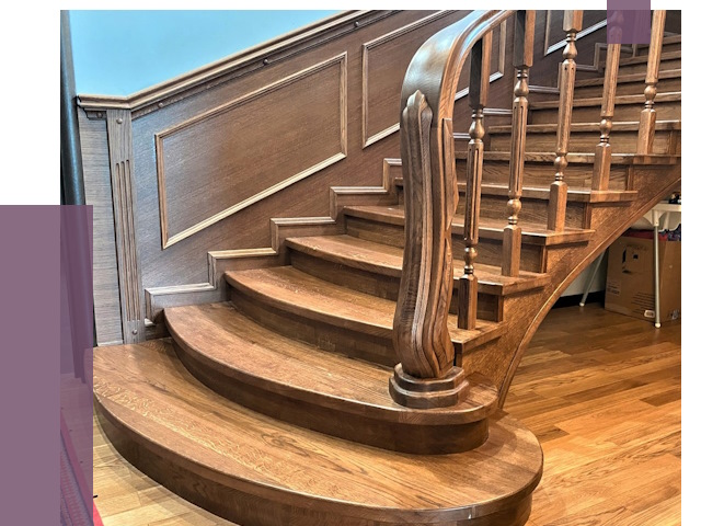 Дубовые лестницы под ключ в Дзержинском от 176537 руб. — ПРОЛЁТ-Дзж