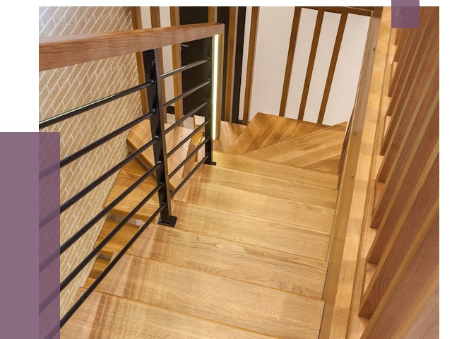 Лестницы из ясеня в Дзержинском под ключ от 10029 руб. 