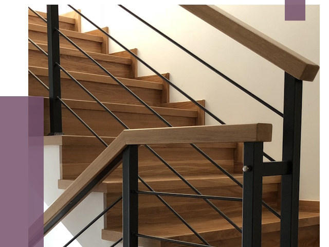 Обшивка металлической лестницы деревом в Дзержинском от 4349 руб. 