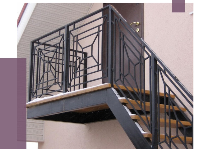 Металлические перила в Дзержинском от 4298 руб.  | ПРОЛЁТ-Дзж
