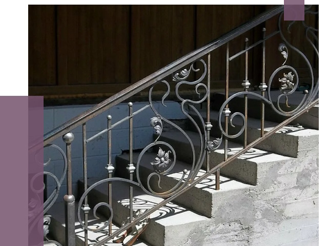 Кованые перила в Дзержинском от 8699 руб. под ключ — качество от ПРОЛЁТ-Дзж