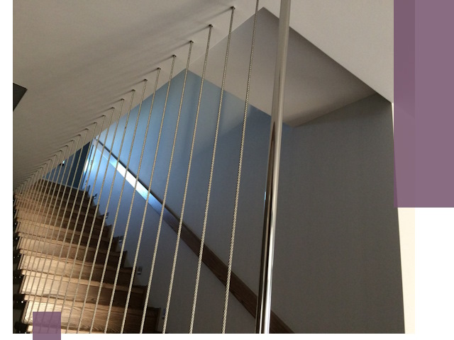 Тросовые перила под ключ в Дзержинском — производство и монтаж