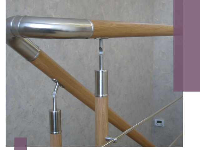 Комбинированные перила на заказ в Дзержинском — монтаж и производство