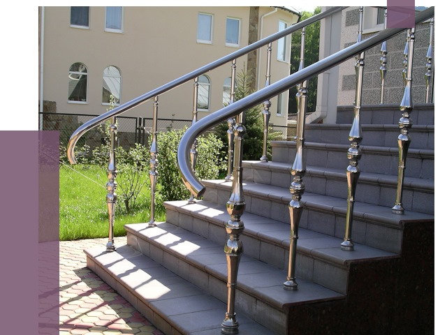 Перила для крыльца в Дзержинском от 10746 руб. — монтаж ПРОЛЁТ-Дзж