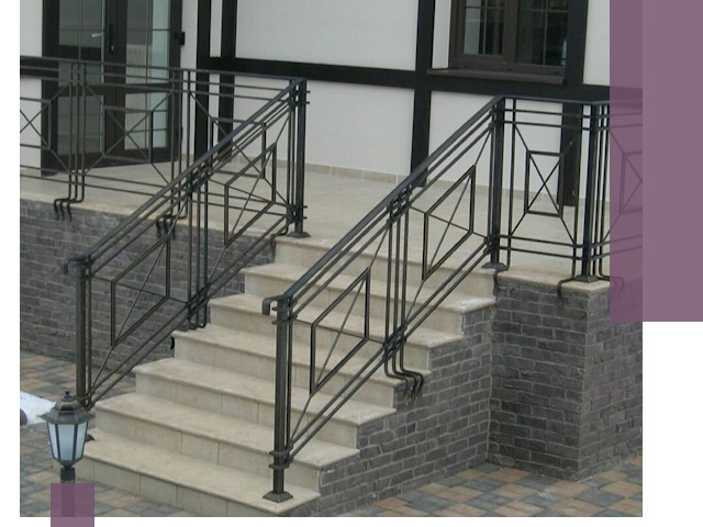 Перила для крыльца в Дзержинском — монтаж, изготовление и установка