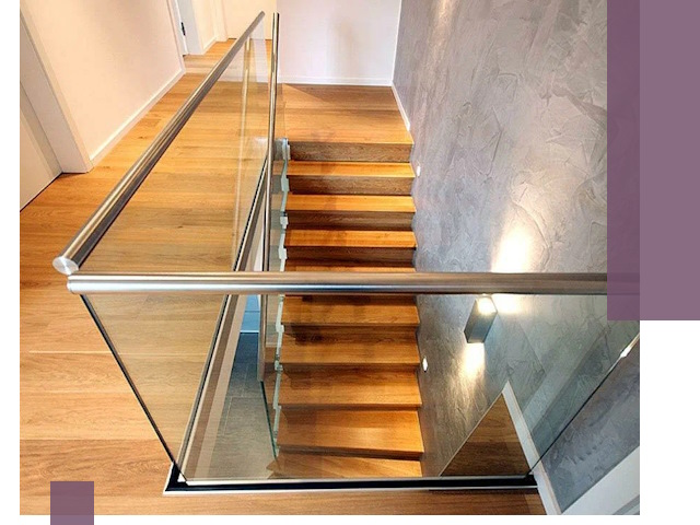 Перила для лестницы в доме — изготовление и монтаж в Дзержинском