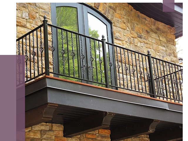 Балконные ограждения в Дзержинском от 8034 руб. — купить | ПРОЛЁТ-Дзж