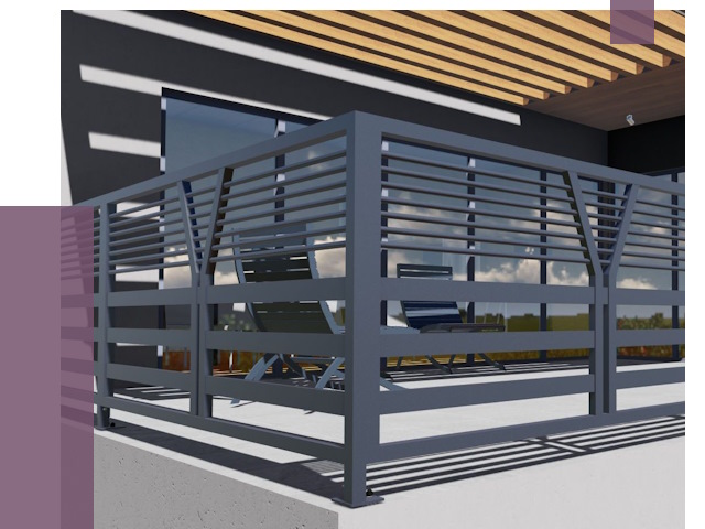 Изготовление балконных ограждений в Дзержинском от 10746 руб. | ПРОЛЁТ-Дзж