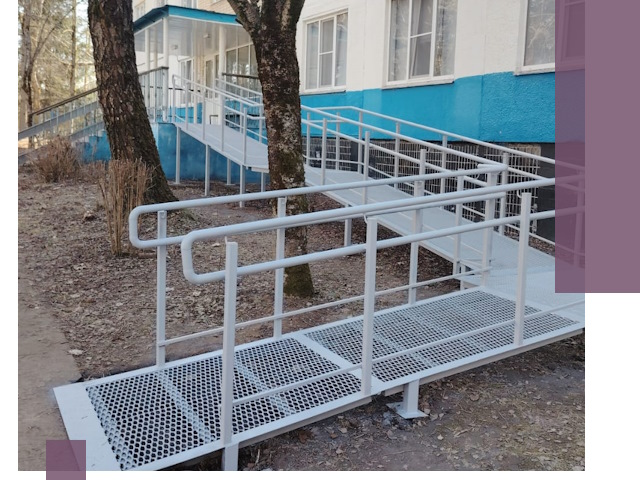 Пандусы под ключ в Дзержинском: изготовление, монтаж и демонтаж