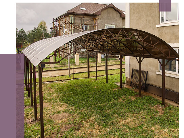 Демонтаж навесов в Дзержинском от 4605 руб. — разборка и вывоз | ПРОЛЁТ-Дзж