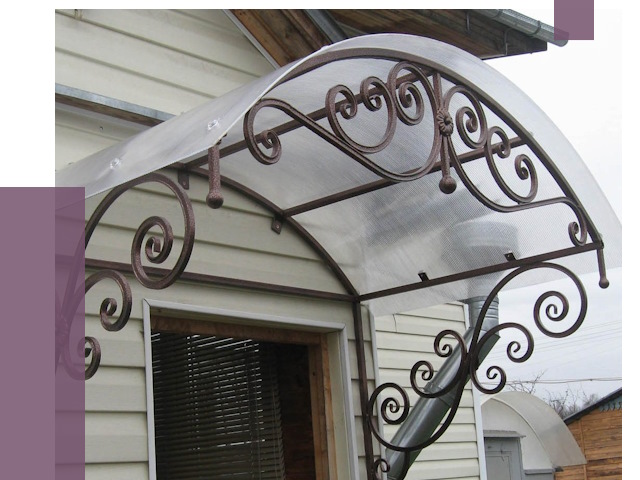 Изготовление козырьков в Дзержинском от 7368 руб. — заказать | ПРОЛЁТ-Дзж