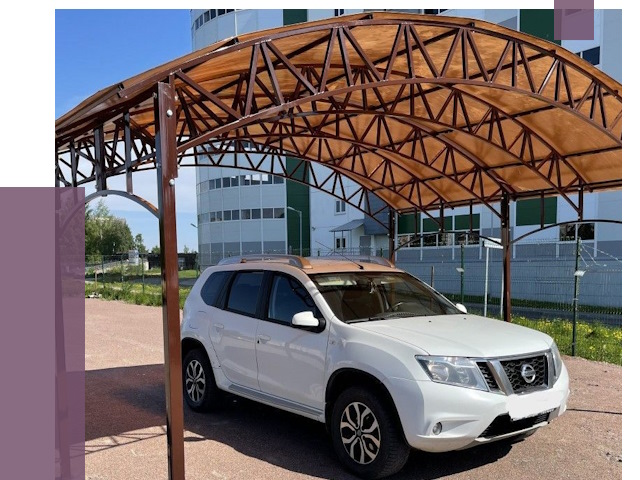 Недорогие навесы в Дзержинском от 42983 руб.  | ПРОЛЁТ-Дзж