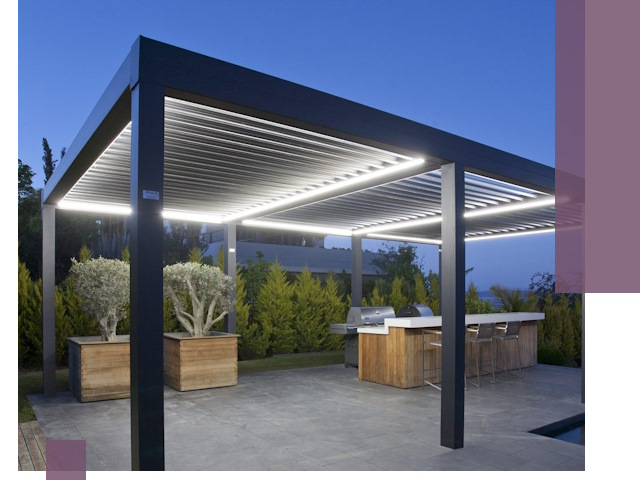 Навесы отдельно стоящие под ключ в Дзержинском из металла и поликарбоната