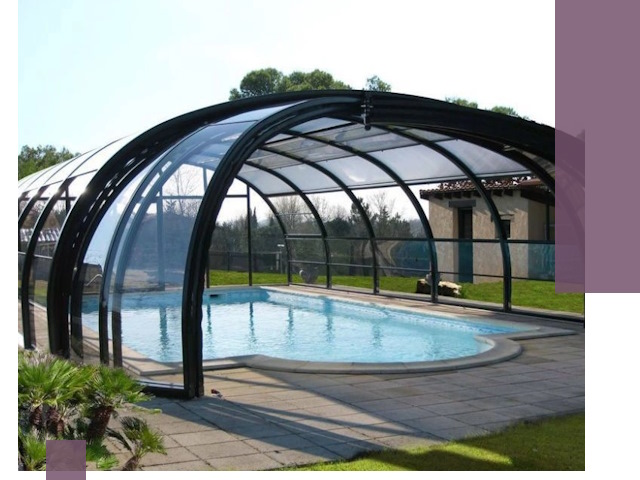 Навесы для бассейна в Дзержинском: изготовление и монтаж под ключ