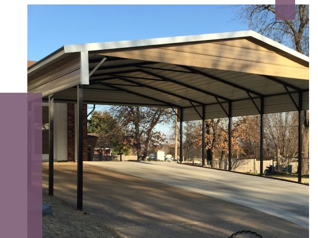 Двускатные навесы в Дзержинском от 8034 руб.  | ПРОЛЁТ-Дзж