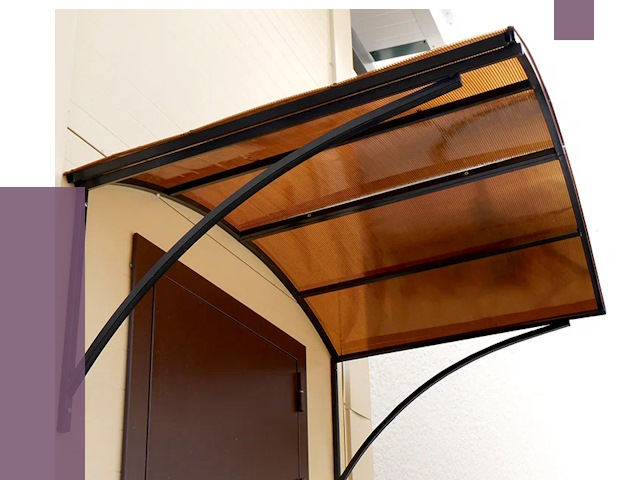 Недорогие козырьки в Дзержинском от 7594 руб.  | ПРОЛЁТ-Дзж