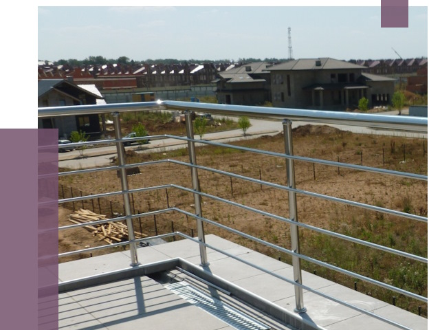 Парапеты из нержавеющей стали в Дзержинском от 7983 руб. за м² | ПРОЛЁТ-Дзж