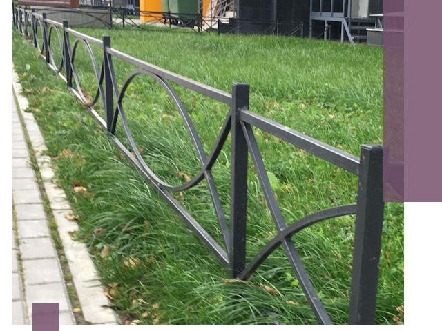 Газонные ограждения из металла в Дзержинском — монтаж и продажа