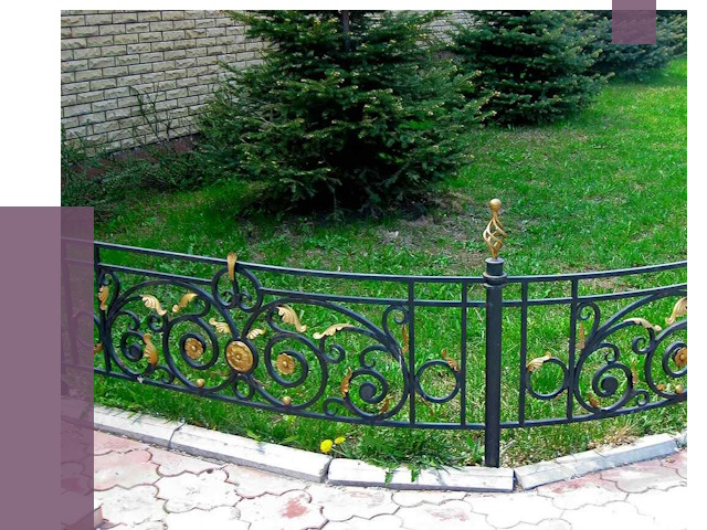 Кованые газонные ограждения в Дзержинском от 7624 руб. — ПРОЛЁТ-Дзж