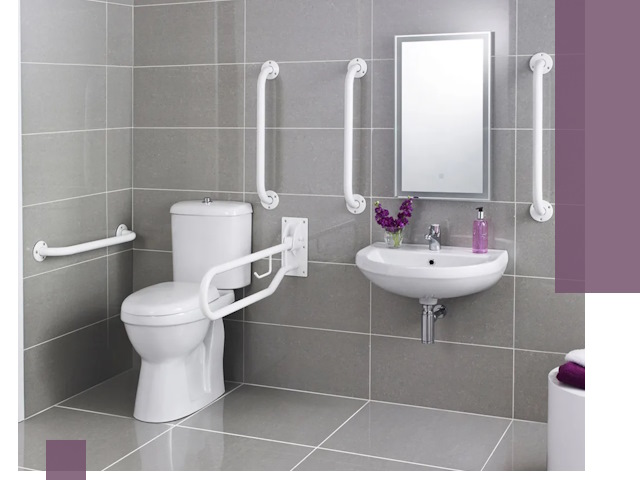 Поручни для санузлов в Дзержинском: установка, ремонт и монтаж