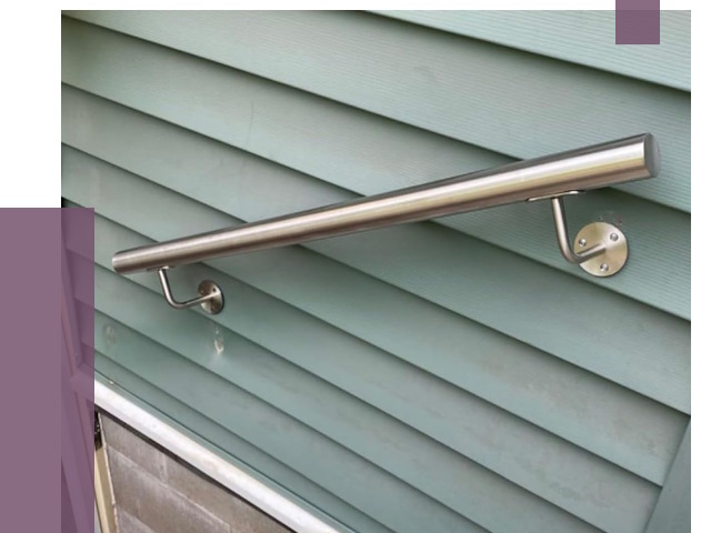 Поручни из нержавеющей стали в Дзержинском от 7676 руб.  | ПРОЛЁТ-Дзж